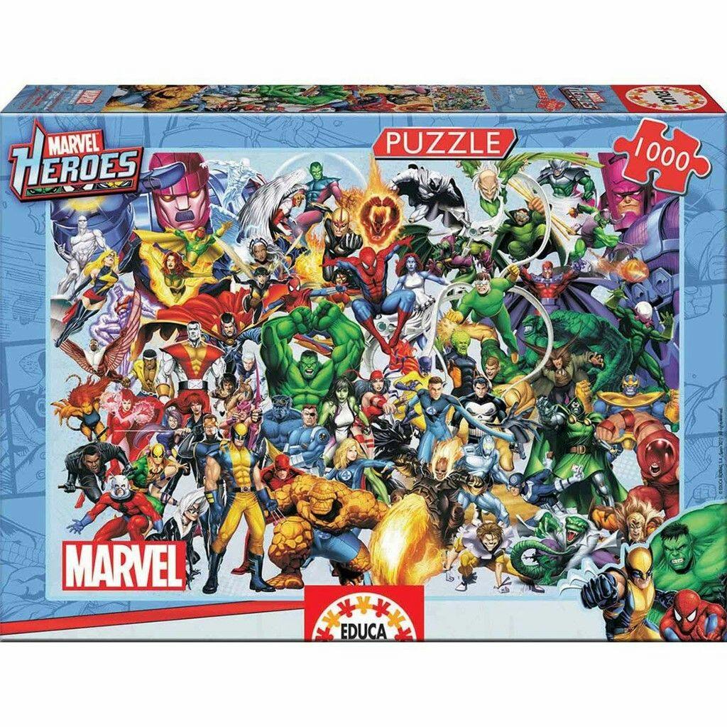 Educa Avengers Pussel, Marvel Heroes Pussel (1000 bitar)