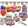 Disney Cars Kalaspaket med färgglad Folieballong, flerfärgade ballonger och engångsartiklar