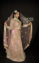 Lehenga rose gold p
