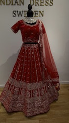 lehenga  red