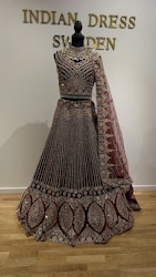 Lehenga maroon