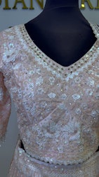 lehenga light peach