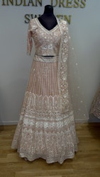 lehenga light peach