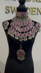 Necklace set purple