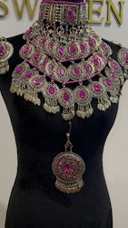 Necklace set purple