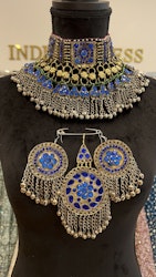 Necklace set blue