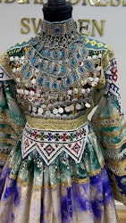 Afghan dress mix color