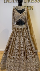 Lehenga brown