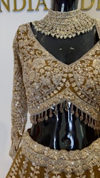 Lehenga brown