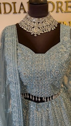 Lehenga blue color