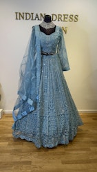 Lehenga blue color