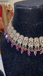 Necklace set maroon