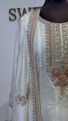 Anarkali white 38