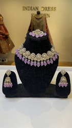 Necklace set purple
