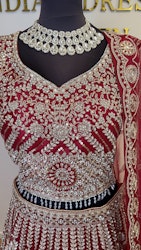 Lehenga red