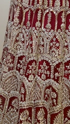 Lehenga red