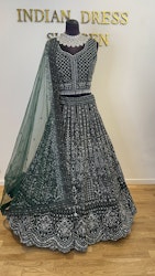 Lehenga battle Green