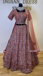 Lehenga light red
