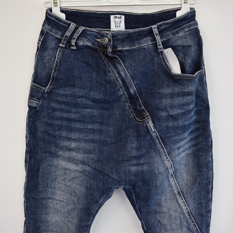 SECOND HAND Baggy Jeans Storlek XS - Stajl Agenturer