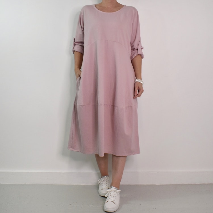 ANDRASORTERING Sweatshirtklänning ROSA S/M