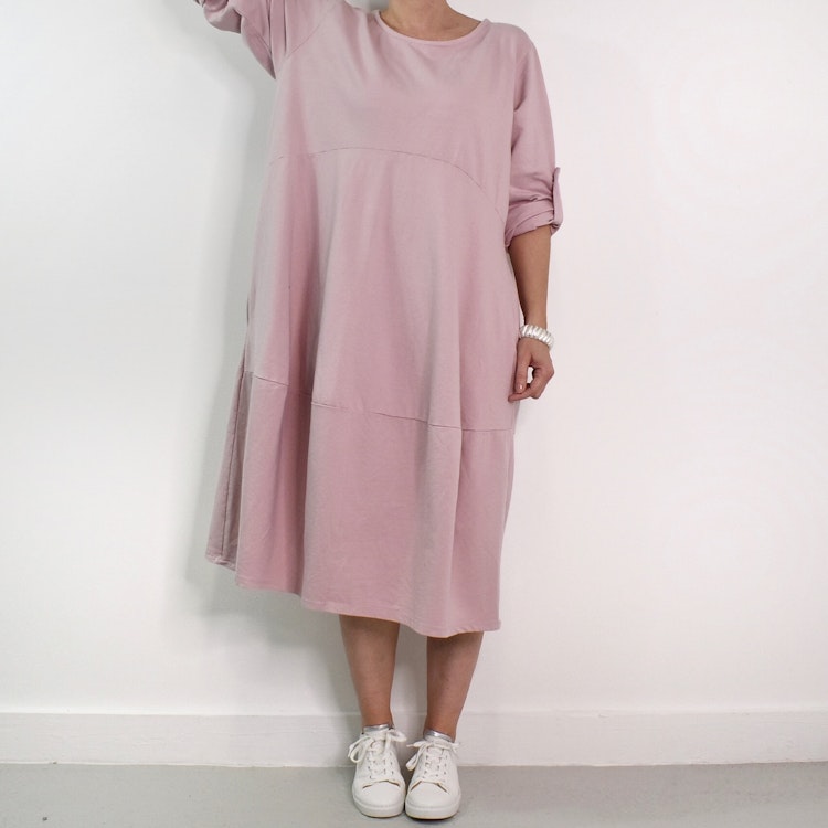 ANDRASORTERING Sweatshirtklänning ROSA S/M