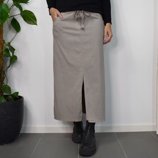 ANDRASORTERING Kjol Lång Stretchig TAUPE