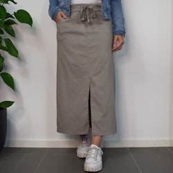 ANDRASORTERING Kjol Lång Stretchig TAUPE