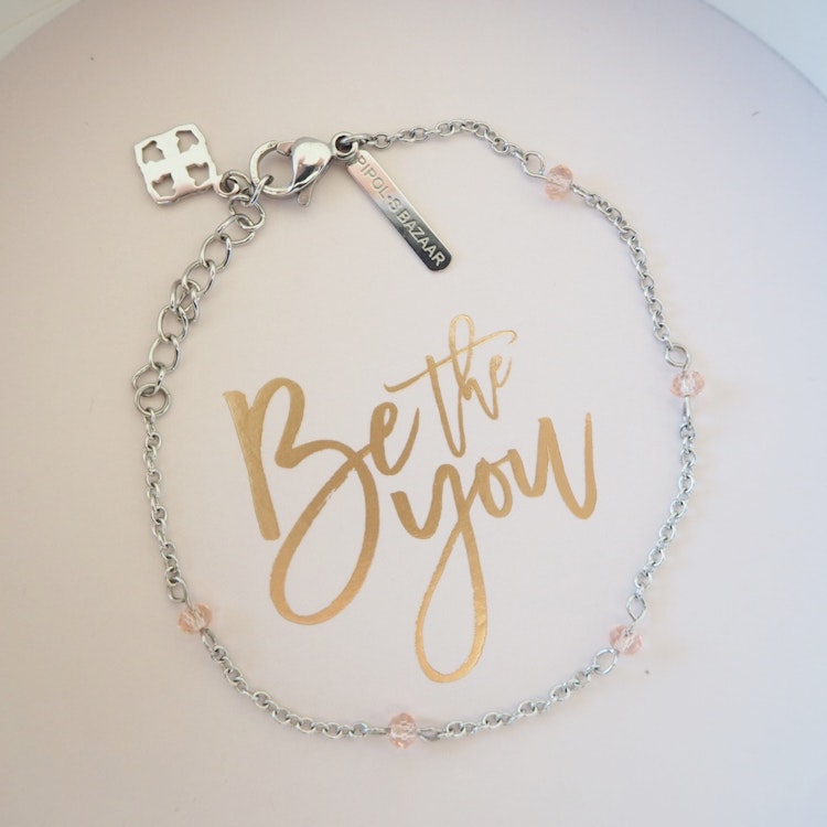 Armband Straccia Bracelet SILVERYPINK - Pipol´S Bazaar