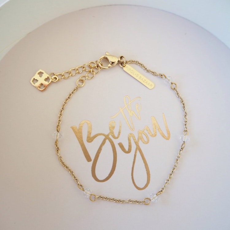 Armband Straccia Bracelet GOLDYCHRYSTAL - Pipol´s Bazaar