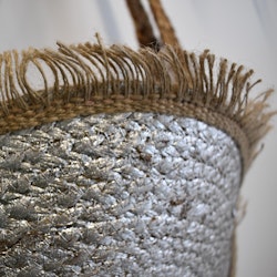 Väska i naturmaterial SILVER