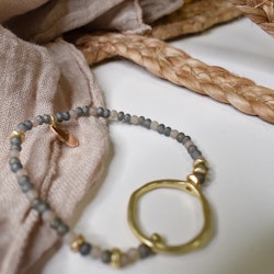 Armband Jennifer BEIGE/GULD - The Moshi