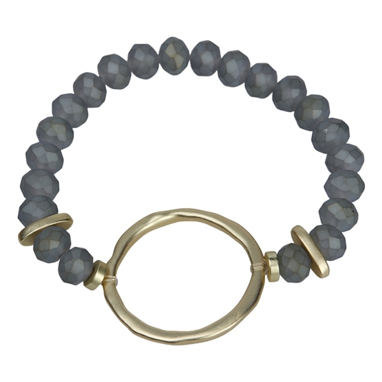 Armband Patricia GRÅ/GULD - The Moshi