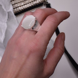 Elastisk ring Amy SILVER - The Moshi