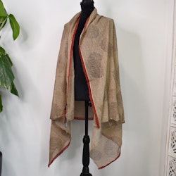 Scarf Rachel BEIGE/RÖD - The Moshi