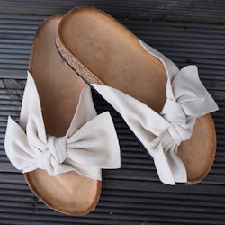Sandal med rosett BEIGE - Bello Star