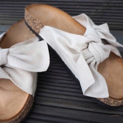 Sandal med rosett BEIGE - Bello Star