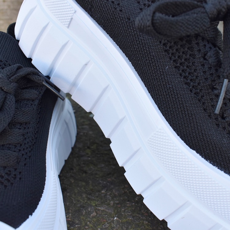Sneakers Chunky SVART/VIT