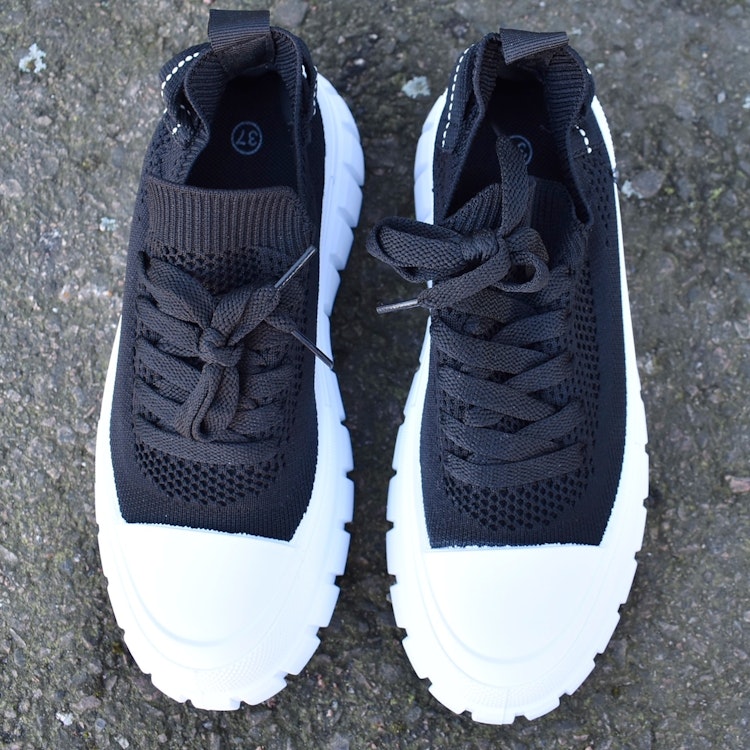 Sneakers Chunky SVART/VIT