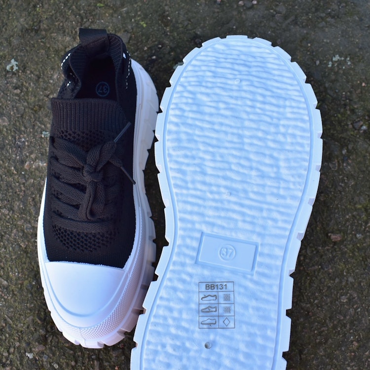 Sneakers Chunky SVART/VIT