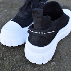 Sneakers Chunky SVART/VIT