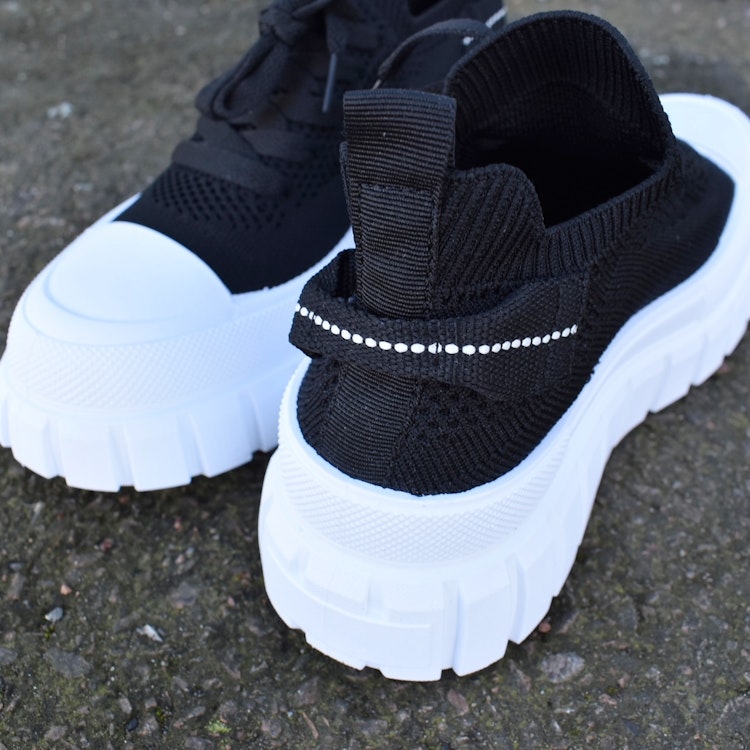 Sneakers Chunky SVART/VIT