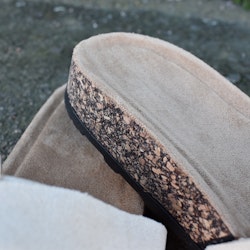 Sandal med liten rosett BEIGE - Bello Star