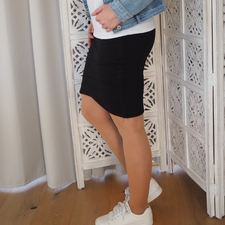 Kjol Nellie SVART - Saint Tropez