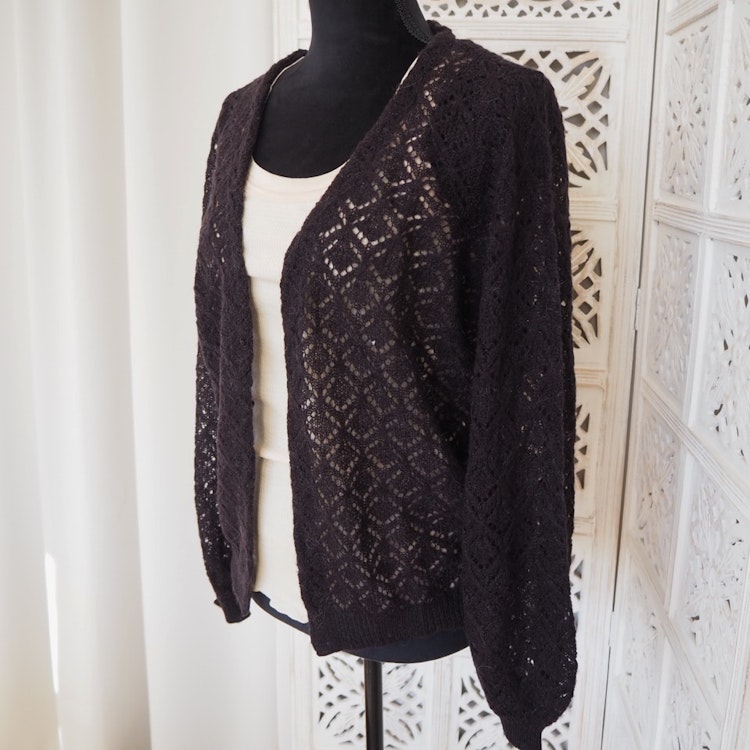 Kort Cardigan Naima SVART - Saint Tropez