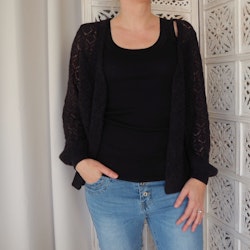 Kort Cardigan Naima SVART - Saint Tropez