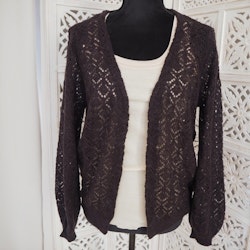 Kort Cardigan Naima SVART - Saint Tropez