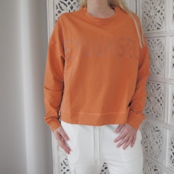 Sweatshirt med tryck Over Size BRONZE - Ajlajk