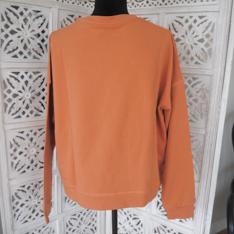 Sweatshirt med tryck Over Size BRONZE - Ajlajk