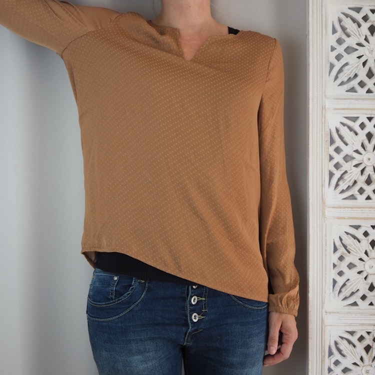 Långärmad blus Briana THRUSH - Saint Tropez