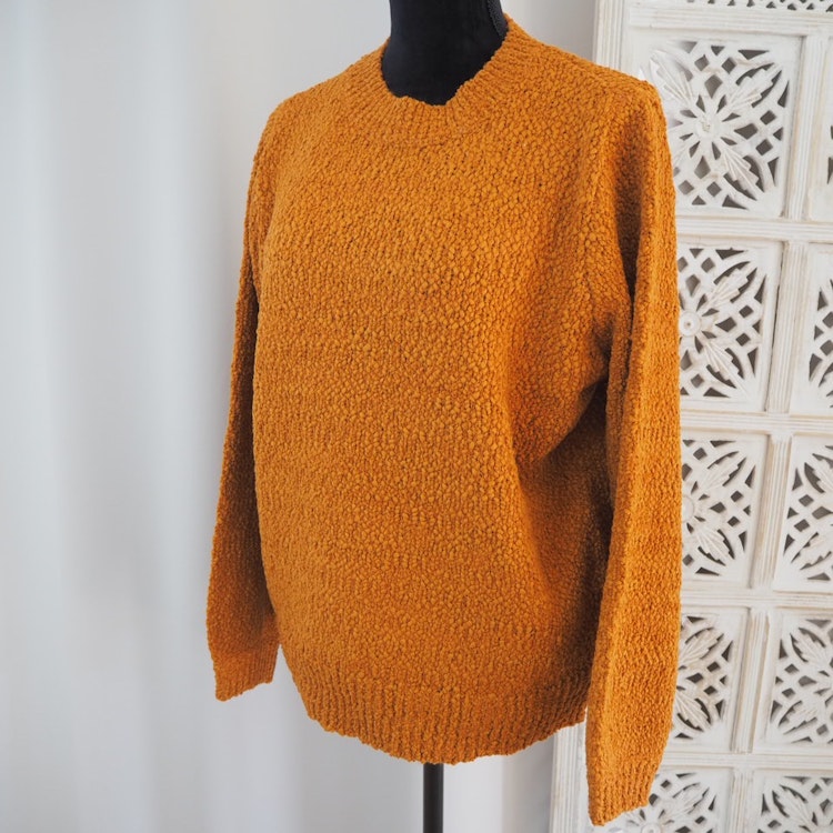 Stickad pullover Celeste LEATHER BROWN - Saint Tropez